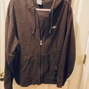 Mens Nike Front full zip sweat jacket